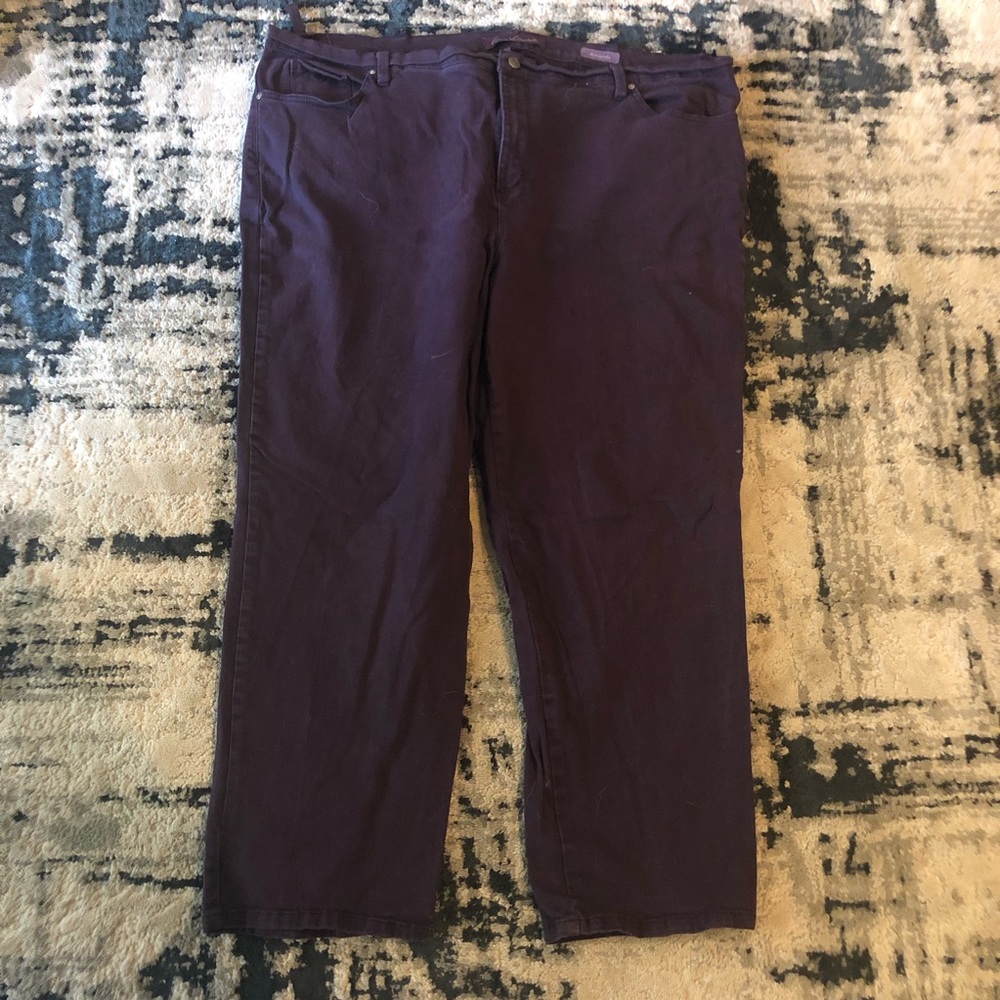 Gloria Vanderbilt plus size 26 jeans in purple
